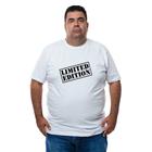 Camiseta Masculina Plus Size Algodao Estampa Limited Edition Com Abridor De Garrafa Integrado