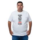 Camiseta Masculina Plus Size Algodao Macia Tamanho Grande G1 ao G4 Com Abridor De Garrafas