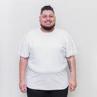 Camiseta Masculina Plus Size G2 G3 G4 Algodão Penteado Luxo