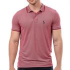 Camiseta Masculina Polo John Pull Manga Curta Moda Casual