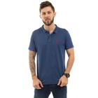 Camiseta Masculina Polo Plus Size John Pull Manga Curta Moda