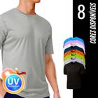 Camiseta Masculina PROTEÇÃO SOLAR UV MANGA CURTA Dry fit Fitness Academia Corrida Praia Volley 504