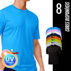 Camiseta Masculina PROTEÇÃO SOLAR UV MANGA CURTA Dry fit Fitness Academia Corrida Praia Volley 504