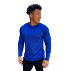 Camiseta Masculina Proteção UV50+ Blusa Manga Longa Dry Segunda Pele