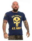 Camiseta Masculina Punisher Seal - Tamanho M