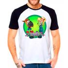 Camiseta Masculina Raglan Branca Crash Bandicoot 07