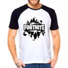 Camiseta Masculina Raglan Branca Fortnite 13