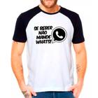 Camiseta Masculina Raglan Branca Frases e Humor 27