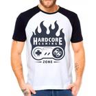 Camiseta Masculina Raglan Branca Retrô Gamer Jogos 03