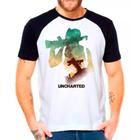 Camiseta Masculina Raglan Branca Uncharted 01