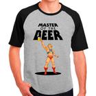 Camiseta Masculina Raglan Cinza Cerveja Beer Cervejeiro 05