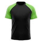 Camiseta Masculina Raglan Dry Fit Proteção Solar UV Básica