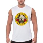 Camiseta Masculina Regata Casual Algodão Premium Guns N Roses