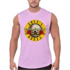 Camiseta Masculina Regata Casual Algodão Premium Guns N Roses