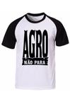 Camiseta masculina roça agro não para roça