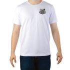 Camiseta Masculina Santos Esportiva Poliéster Branca