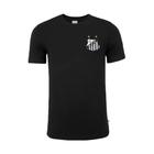 Camiseta Masculina Santos Torcedor Surf Center- Preto