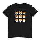 Camiseta Masculina Shiba Faces