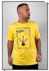 Camiseta Masculina Slim Music