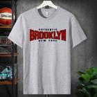 Camiseta Masculina Streetwear Algodão Premium Adulto infantil Plus Size Brooklyn Authentic