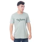 Camiseta Masculina Texas Farm - Cm258 - Verde Menta/ Verde Militar