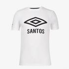 Camiseta Masculina Umbro Santos Graphic Fan 2022 - Branco