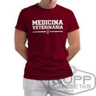 Camiseta Medicina Veterinária Camisa Veterinário Faculdade Curso Med Vet 100% Algodão