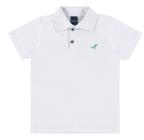 Camiseta Menino Gola Polo Básica Multicolor ReiRex