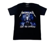 Camiseta Metallica Ride The Lightning Banda de Rock Blusa Adulto Unissex Bof5022 BM