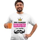 Camiseta Meu Primeiro Dia dos Pais com Minha Filha Branca