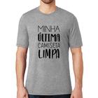 Camiseta Minha última camiseta limpa - Foca na Moda