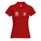 Camiseta Minina Bruta Agronomia Gola Polo Vermelho