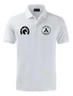 Camiseta Mininu Bruto Gola Polo Ferradura Marca Country Branco