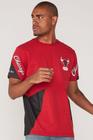 Camiseta Mitchell & Ness Estampada Chicago Bulls Vermelha