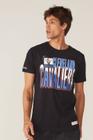 Camiseta Mitchell & Ness Estampada Scribble Fill Cleveland Cavaliers Preta