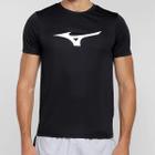 Camiseta Mizuno Run Spark Masculina - Preto e Branco