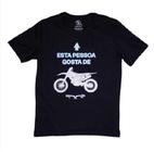 Camiseta Motivacao Mx Esta Pessoa Gosta De Moto-Preta-Tam M