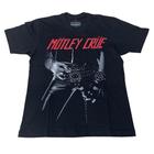 Camiseta Motley Crue Banda de Rock Blusa Adulto Unissex E018