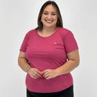 Camiseta Mov Fluity Plus Size Dry Manga Curta Feminina