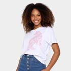 Camiseta My Favorite Things Cropped Estampada Feminina