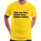 Camiseta Não sou feio, tenho uma beleza rústica - Foca na Moda