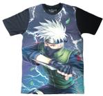 Camiseta Naruto Shippuuden Raposa Camisa Masculina Infantil Animes