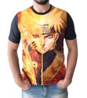 Camiseta Naruto Shippuuden Raposa Camisa Masculina Infantil Animes