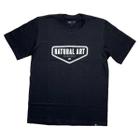 Camiseta Natural Art 24100007 Logo Emb - Preto