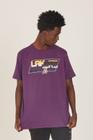 Camiseta NBA Estampada Los Angeles Lakers Casual Roxa