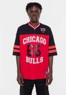 Camiseta NBA Football Chicago Bulls Preta