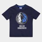 Camiseta NBA Infantil Dallas Mavericks Nomad Braziline