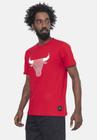 Camiseta NBA Logo Esferas Chicago Bulls Vermelha