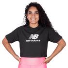 Camiseta New Balance Cropped Essentials Basic