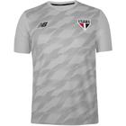 Camiseta New Balance Treino São Paulo 2024 Cinza Masculino